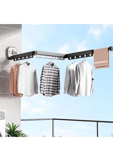 Pratik Katlanır Vakumlu Çamaşır Kurutma Askısı 180 / 360 derece