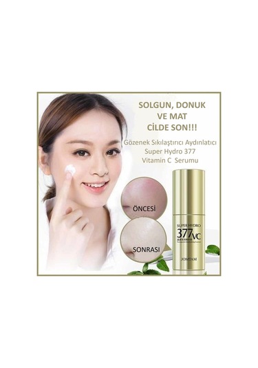 Jomtam Gözenek Sıkılaştırıcı Aydınlatıcı Super Hydro 377 Vitamin C Serum 30 ML