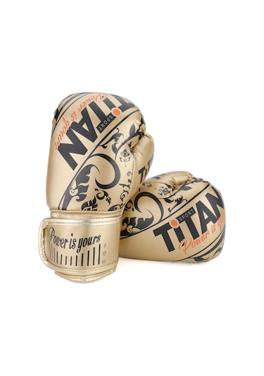 Titan Sport Gold Serisi İşlemeli Boks Eldiveni 12 Oz Çok Renkli