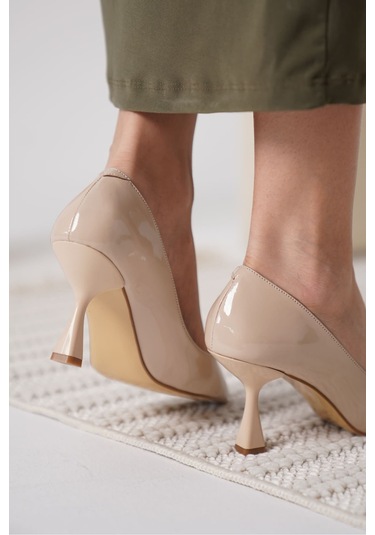 Monica Nude Rugan Kadın Stiletto Nude Rugan