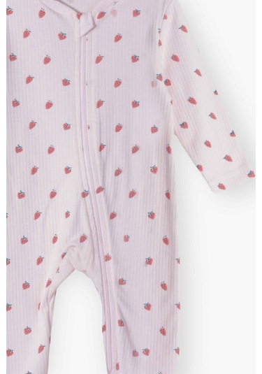 Luess Kız Bebek Mevsimlik Çilek Metraj Baskılı %100 Pamuklu Tulum 0-3 Ay 6-9 Ay Pembe Luess Kız Bebek Mevsimlik Çilek Metraj Baskılı %100 Pamuklu Tulum 0-3 Ay 6-9 Ay Pembe