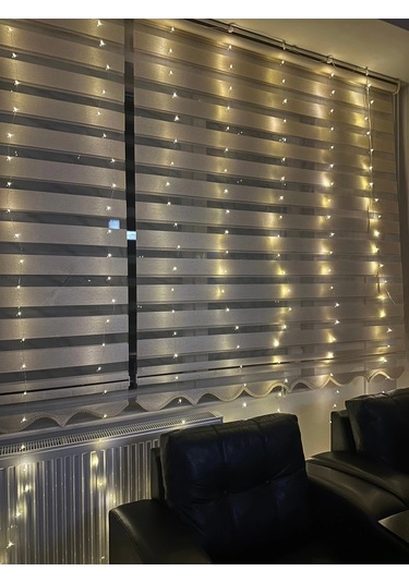 Perde Led 3mx3m Kumandalı 8 Fonksıyonlu 300 Ledli 10 Sarkıtlı Usb Girişli. Çok Renkli
