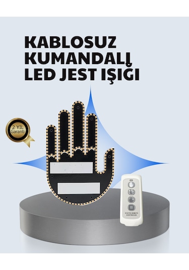 Uzaktan Kumandalı Çok Fonksiyonlu Araç Led Işığı Standart