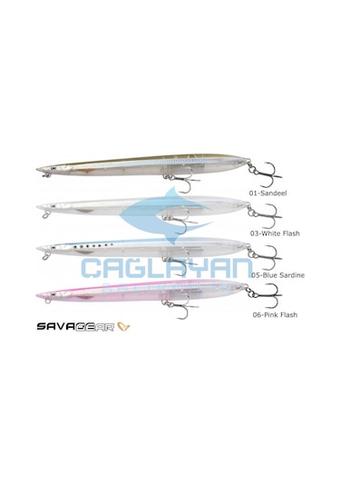 Savage Gear Sandeel Surf Walker 125 10 Gr Suni Yem 05-Blue Sardin