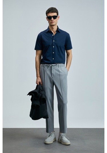 Lufian Erkek Sımon Smart Slim Fit Chino Pantolon 111190337 Gri Gri