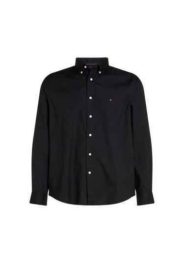 Tommy Hilfiger Erkek Siyah Core Flex Gömlek Siyah
