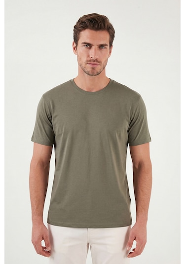 Buratti Erkek T Shirt 5902985 Haki Haki