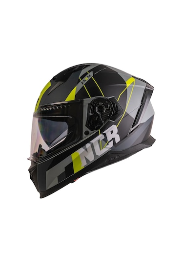 Ncr Stream Sarı Gri Full Face Kapalı Kask Ece-06 Sarı - Gri Sarı - Gri