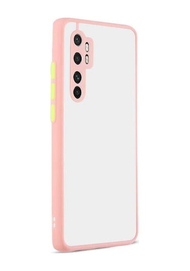 Xiaomi Mi Note 10 Lite Kılıf Zore Hux Kapak Pembe