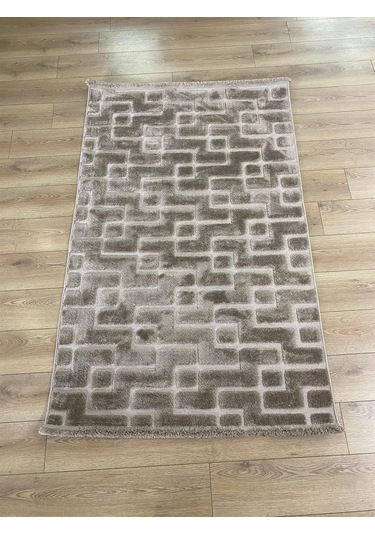 Çam Halı İndus 8005 Vizon Enti Halı Yumuşak Tuşeli Modern Halı