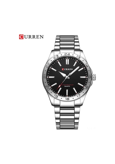 Curren 8452 Çelik Saat Basit İş Saatı Su Geçirmez Erkek Moda Takvim Stokta Çok Renkli