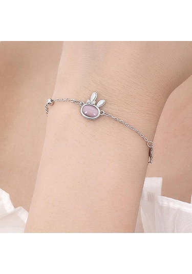 Rose Gold Yeni Tavşan Bileklikleri, Hafif Lüks Moda Hediyeler