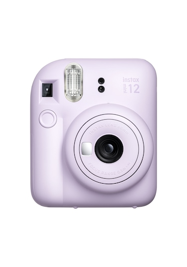 Fujifilm Instax Mini 12 Fotoğraf Makinesi + 10'lu Film + Mini Albüm + Deri Kılıf Seti Lila