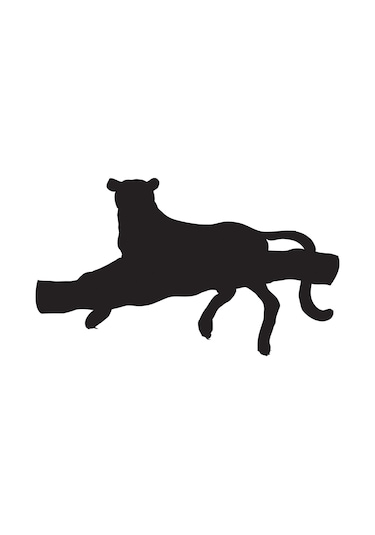 Panter Folyo Sticker 200cm Uzunluk Siyah