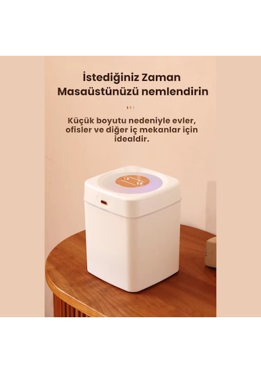 Polham 3 Litre Nano Ultrasonik Çift Püskürtmeli Hava Nemlendirici, Buhar Makinası, Koku Eklenebilir