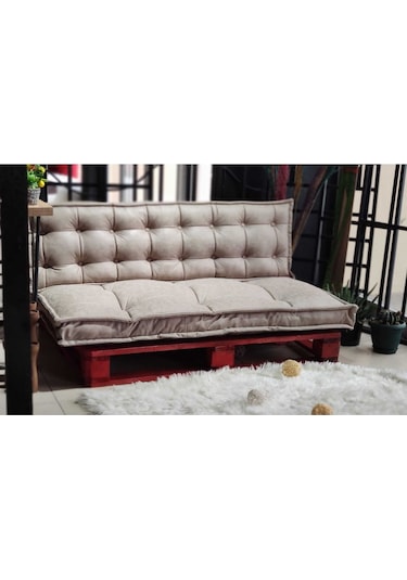 Prestigegolf Palet Oturma Balkon Teras Çocuk Odası Krem