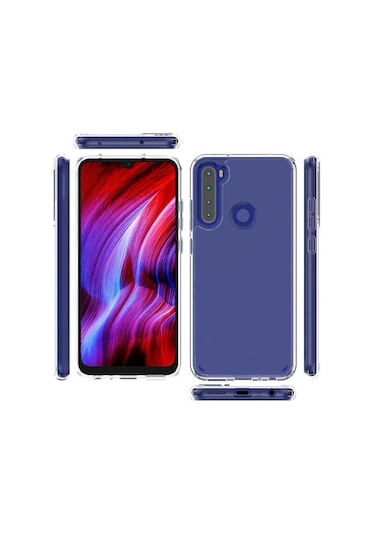 Xiaomi Redmi Note 8 Kılıf Zore Coss Şeffaf Sert Silikon Kılıf Renksiz