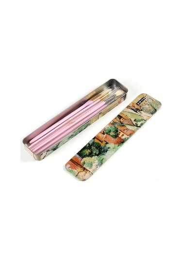 Willowhaven 10 Adet/takım Sanat Fırçası, Domuz Kıl Balık Kuyruğu Guaj, Demir Kutu Pembe Çubuk