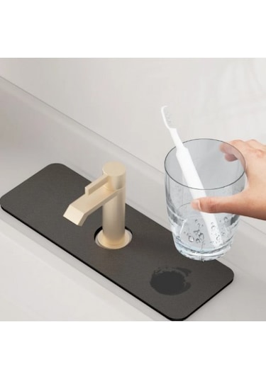 Su Emici Sihirli Lavabo Kenar Matı 38x13cm Mc-605 Ev Gereçi