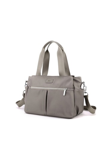 Fortunelane 2021 Yazı Gri Kadın Çanta: Nilon, Hafif, Dayanıklı, Outdoor/seyahat, Askılı/capraz Stil Gri