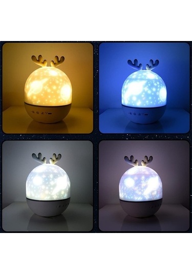 Dancemonkey Projektör Gece Işığı, Müzikli Ve Işıklı, Uzaktan Kumandalı 09 2 2