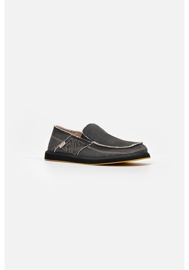 1331 Vaneda Lınen Espadrıl Keten Erkek Ayakkabı Sıyah Siyah