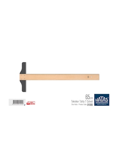 Hatas 01000 T Cetveli Tahta 65 CM Ahşap