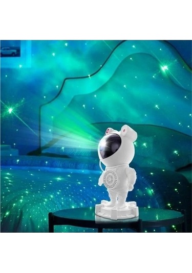 Didadodo Gökyüzü Pro Astronot Bluetoothhoparlör Galaxy Bulutsusu Ayışığı Ay Tavan Beyaz Beyaz