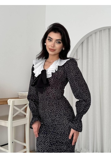 Ospe Fiyonklu Elbise