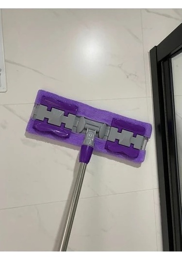 Yakut Mandallı Mop Başlığı Mor