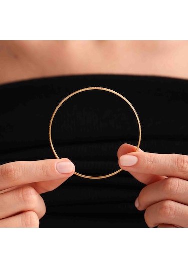 Altın Hediyelik Bilezik Desenli T12939