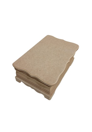 Mdf Dekoratif Dikdörtgen Kutu