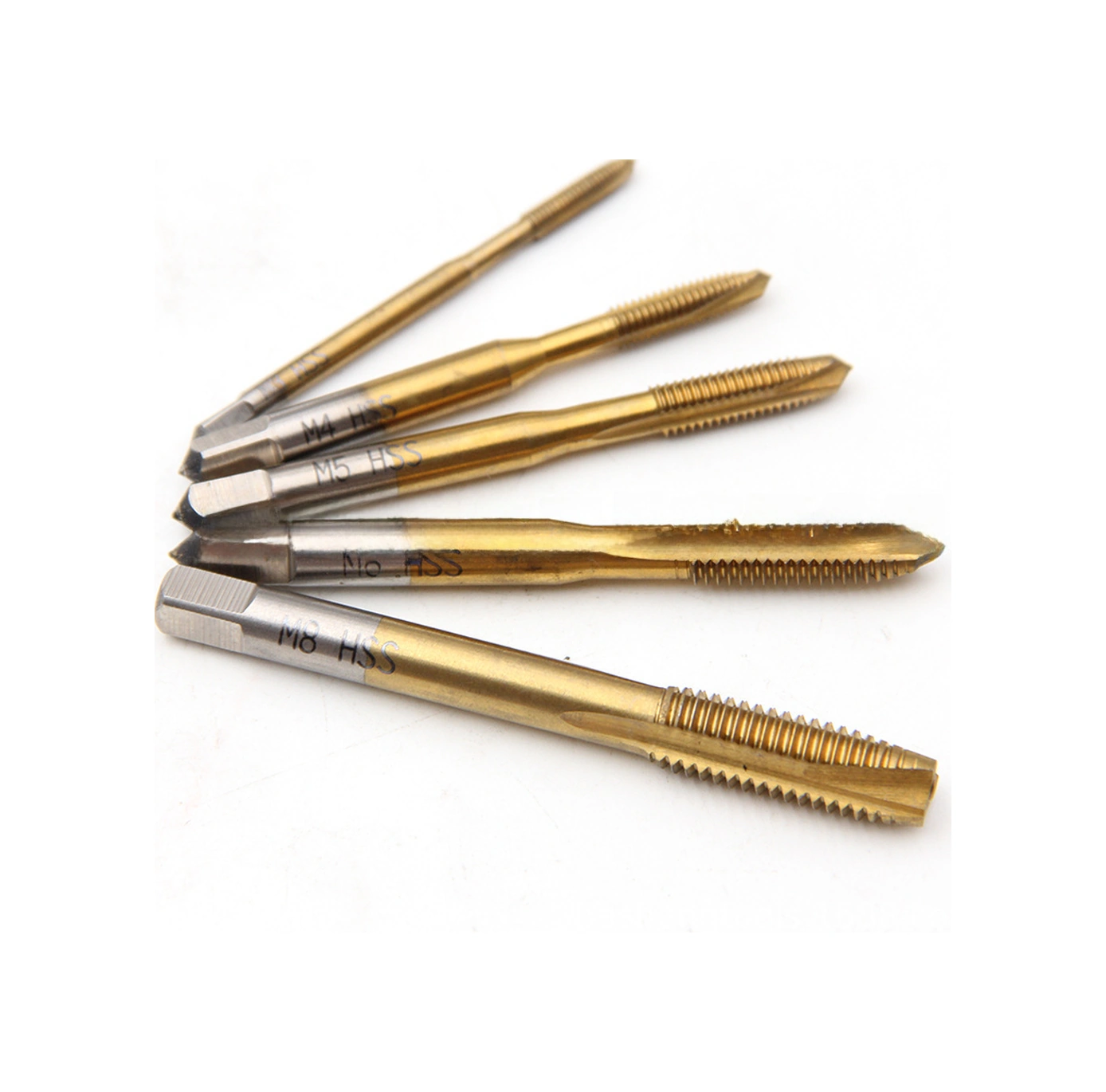 Mufunye M3-m12 Boyutları Hss Matkap Ucu Somun Delici Seti - 7 Parça Delik İçi Vida Kesici, Hızlı Ve Hassas Tapping İşlemleri