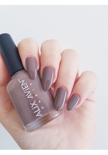 Alix Avien Nude Kahve Oje 89 Yüksek Pigmentli Uzun Süreli Kalıcılık Hızlı Kuruma Nail Lacquer 89