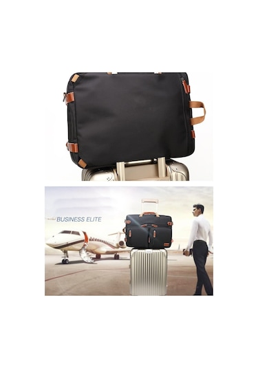 Coolbell CB-5005 2'si 1 Arada 17,3" Laptop Sırt ve Omuz Çantası-Lacivert