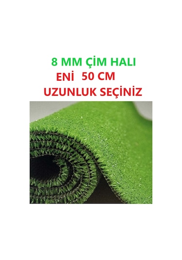 Yeşil Çim Halı Eni 50 Cm Yapay Çim Halı Suni Çim Halı