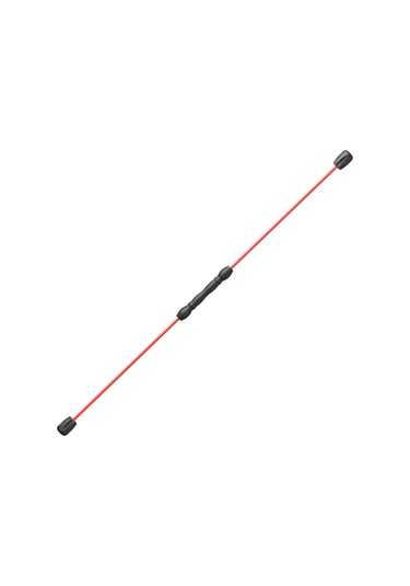 Xindoker Kırmızı Gövde Egzersiz Vibro Çubuğu - Cam Fiber Konstrüksiyon, Derin Kas Stimülasyonu, Ayrılabilir Tasarım