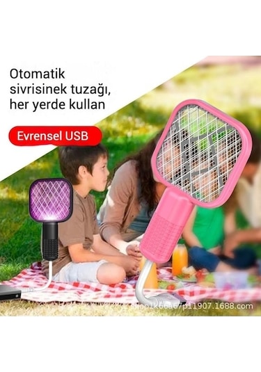 Ankatek Elektrikli Uv Sivrisinek Kovar Pembe, Sinek Böcek Öldürücü Pembe Pembe