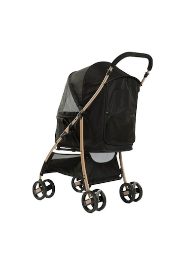 Tommy Evcil Hayvan Arabası 67x47x98 Cm Siyah Max 15 Kg