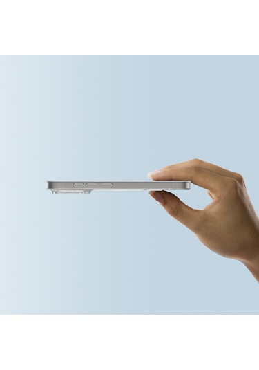 İphone Uyumlu 16 Pro Max Kılıf Magsafe Şarj Özellikli Amazingthing Minimal Air Serisi Kapak Şeffaf