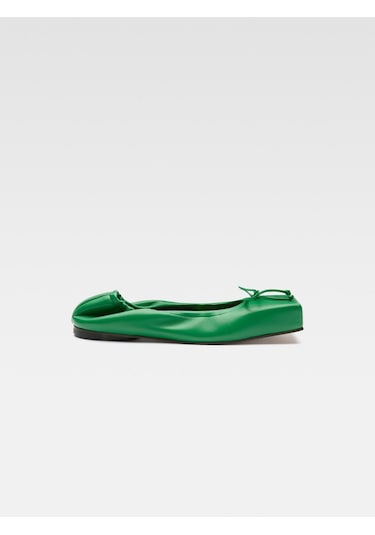 Jacquemus Renk Ballet Babet Yeşil