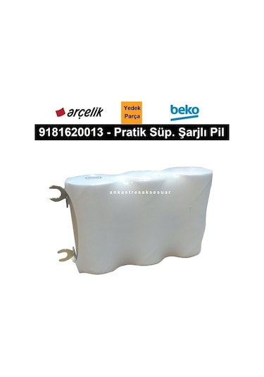 Arçelik Uyumlu K 6118 Y Pratik Süpürge Batarya Şarjlı Pil 9181620013 - 451137507