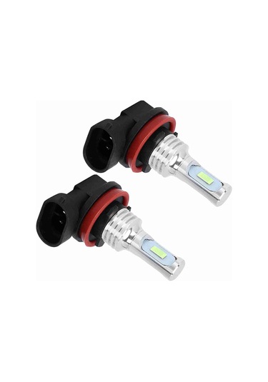Shineyee H8/h11 80w 8000k Buz Mavisi Faro Lambaları, 12-24v Evrensel, Csp Işık Damlaları, Hızlı Tepki, Alüminyum Gövde, Kolay Kurulum 2 Adet