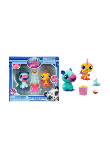 Littlest Pet Shop Minişler 2 Li Figür Seti S2 S00000620 Kapibara Ve Kuş