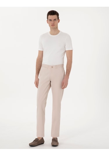 Pierre Cardin Erkek Bej Pantolon Kanvas-chino 50308105-vr011 Bej