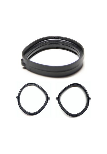 Oculus Quest / Rifts / Quest 2 İçin 1 Çift Vr Hepsi Bir Arada Gözlük Çerçevesi Manyetik Emme Çerçevesi Miyop Lenslerle Eşleşebilir Kırmızı