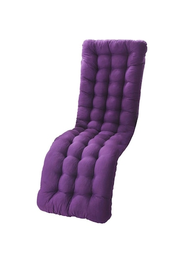 Suntek Magideal Rahat Polyester Bahçe Recliner Minder Mor-bir