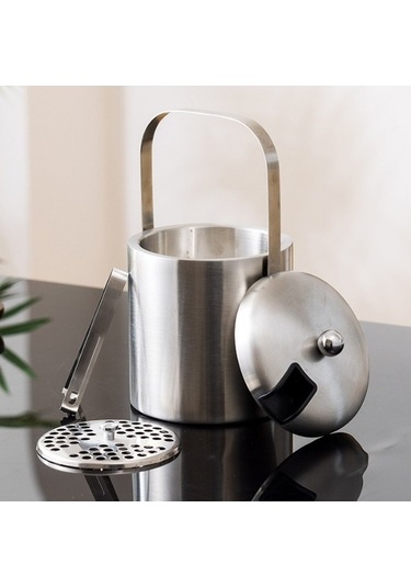 Maoyaya Lichen Taşıma Sapı Çift İzoleli Paslanmaz Çelik Buz Kovası 5lt