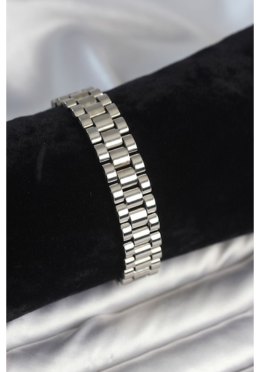 316l Çelik Gümüş Renk 12 Mm Kalınlık Erkek Bileklik Çok Renkli