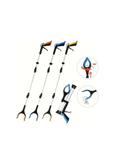 Xuweiwei 40 Model Uzun Manyetik Maşa: 43 İnç Katlanır Alüminyum Tutucu, Yaşlılar Ve Yetişkinler İçin